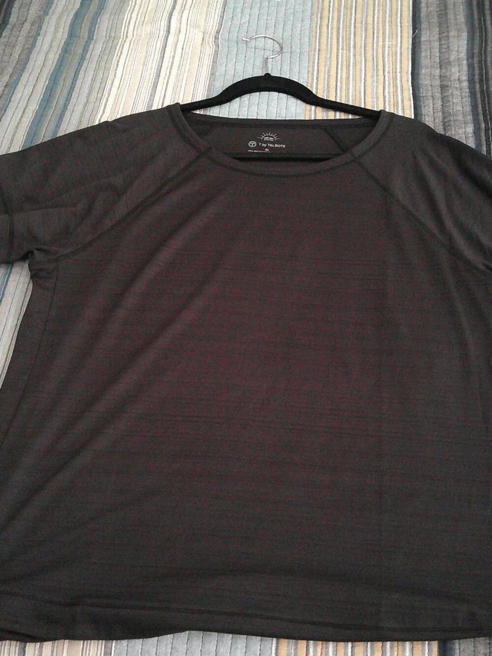 T By Talbots wicking Blackshirt  Size  XL  SPF 50 Protection NWT